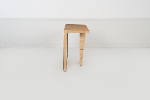 Jay Spectre Console for Century Furniture– Cerused Oakwood 1985c.