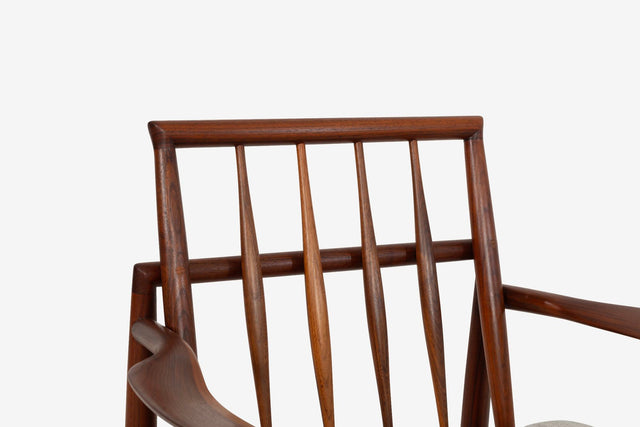 Sam Maloof Hunter Lounge Chair in solid Oiled Walnut 1950s