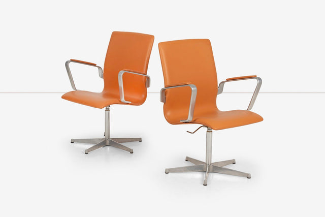 Walter Knoll Low-Back Oxford Dining Chairs Set of Six