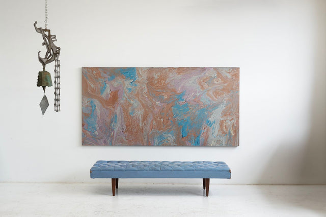 Richard Mann Monumental Psychedelic Painting 1975