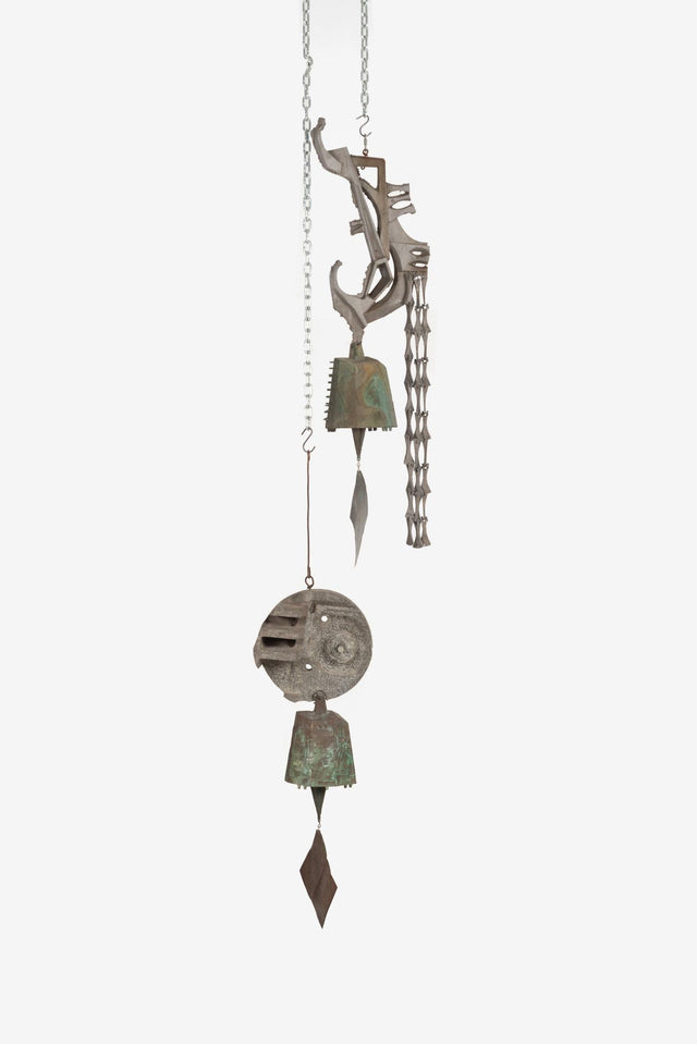 Paolo Soleri Special Order Large 55 inch Brutalist Windbell 1975