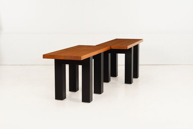 Pair of After Marcel Breuer Console Tables, Stillman Collection, c. 1970