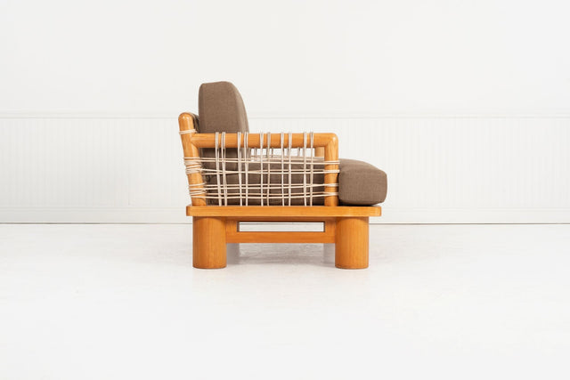 Karl Springer for Karl Springer, Ltd Dowelwood Sofa, c. 1980