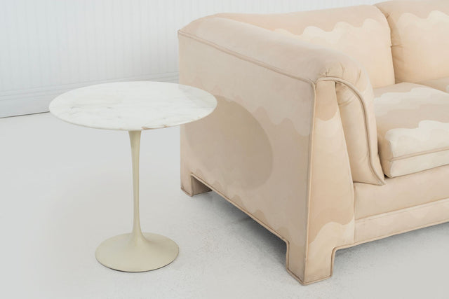 Eero Saarinen for Knoll “Tulip” Side Table, c. 1960 – Early Carrara Marble Top