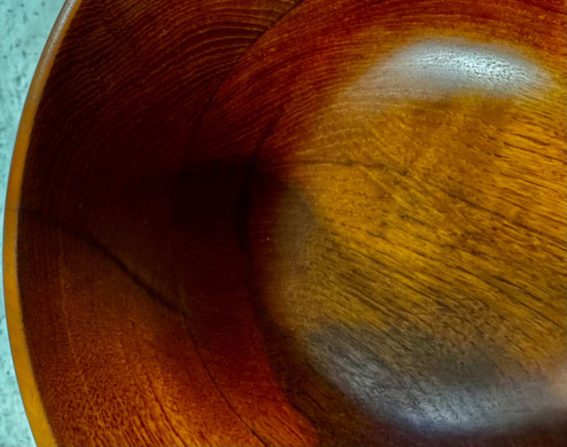 Arthur Espenet Carpenter Teak Bowl with Utensils, 1957