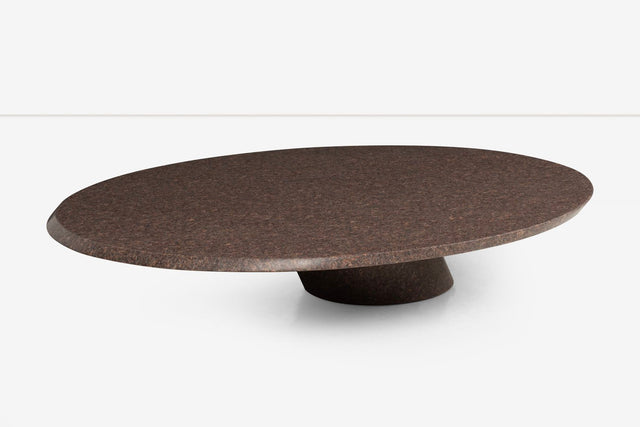 Lucia Mercer for Knoll Custom Sierra Brown Granite Cocktail Table