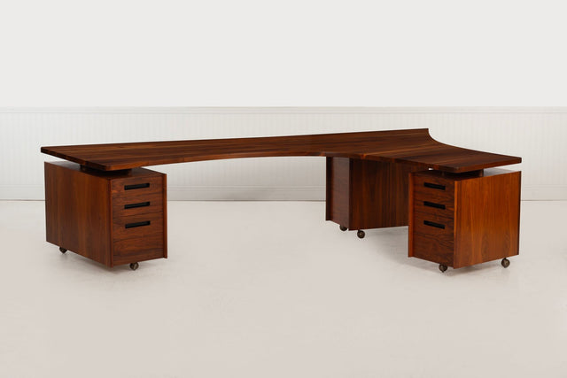 Vladimir Kagan Personal Custom Partner’s Desk, Kagan-Dreyfuss, New York 1950