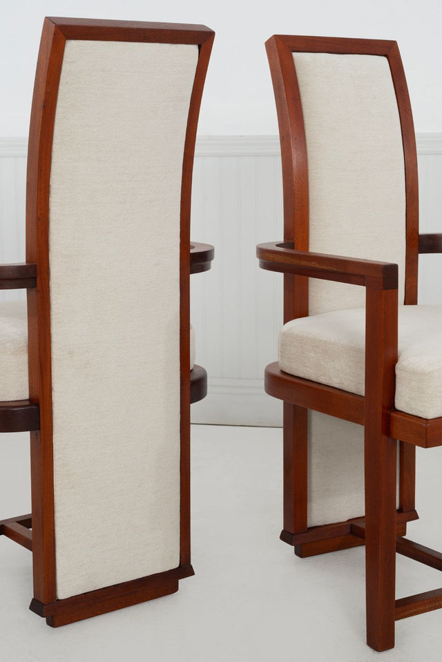 Frank Lloyd Wright for Henredon Set of Twelve Taliesin Dining Chairs