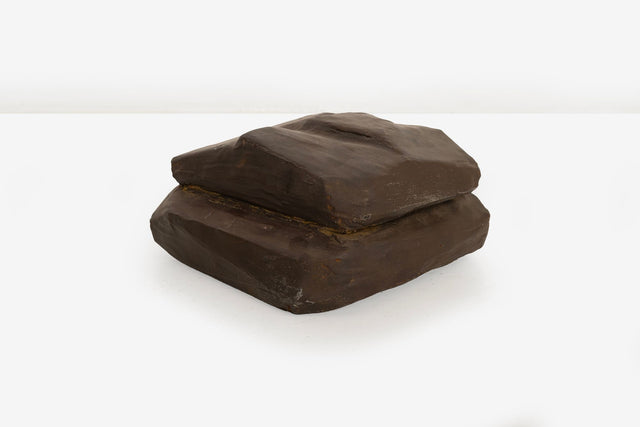 Paul Evans Rare Sculpted Bronze Resin Hinged Box