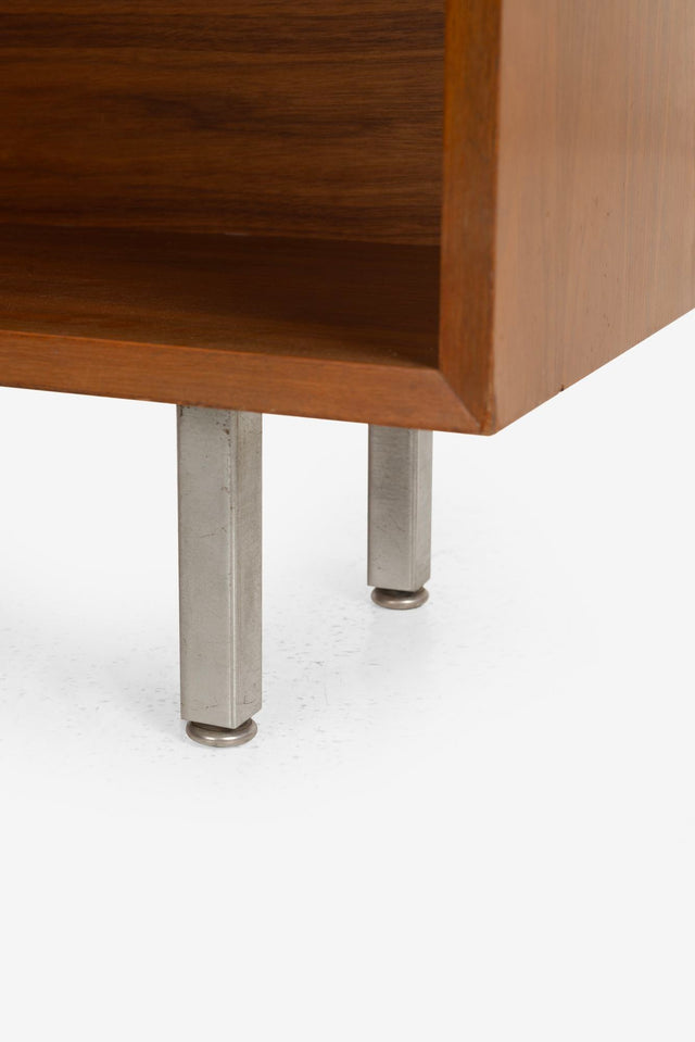 Pair of George Nelson Bookcases for Herman Miller in Walnut, 1950