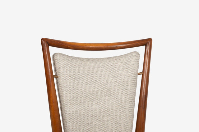 Pair of Six Dining Chairs by J. Stuart Clingman for Widdicomb