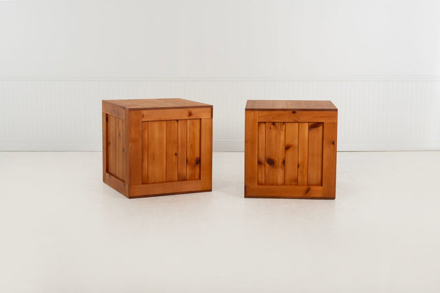 John Dickinson Crate Tables from the Firehouse, San Francisco, 1970