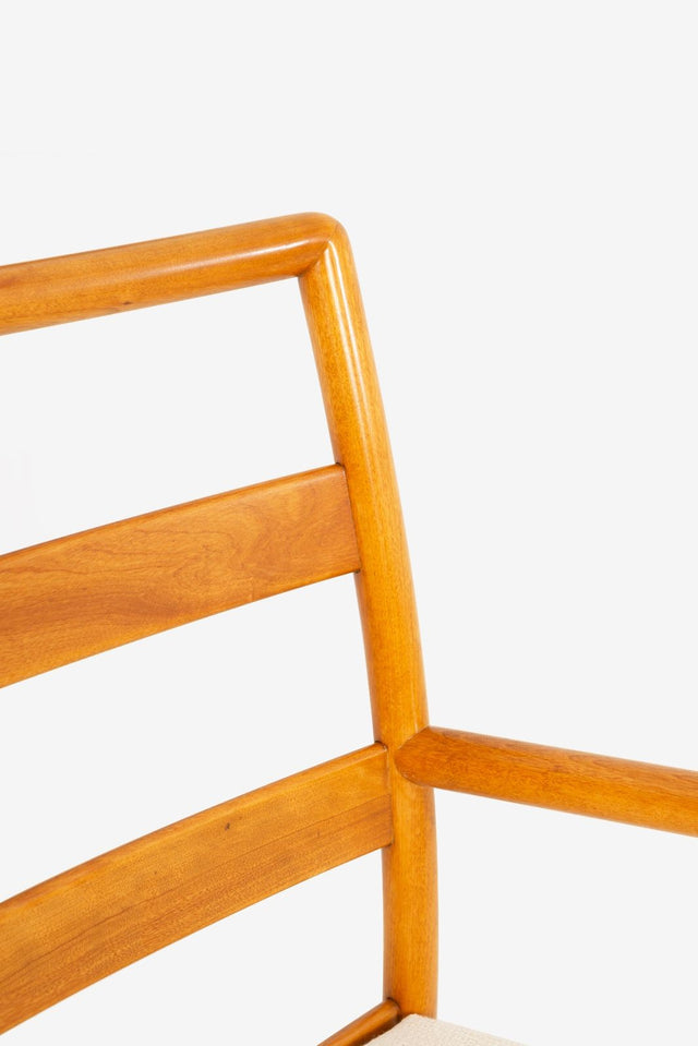 T.H. Robsjohn-Gibbings for Widdicomb, Ladder-Back Dining Chairs, Set of Ten, c. 1955