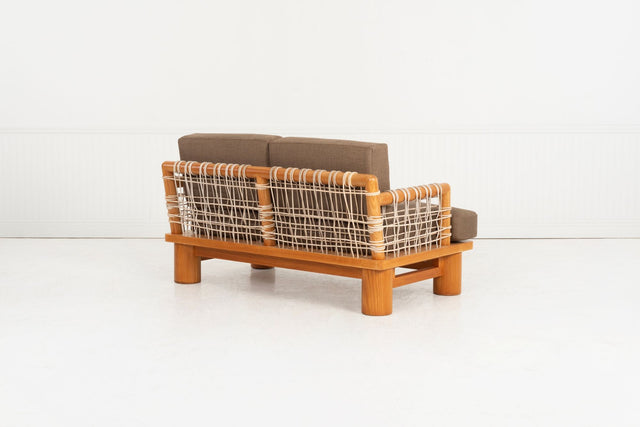 Karl Springer for Karl Springer, Ltd Dowelwood Sofa, c. 1980