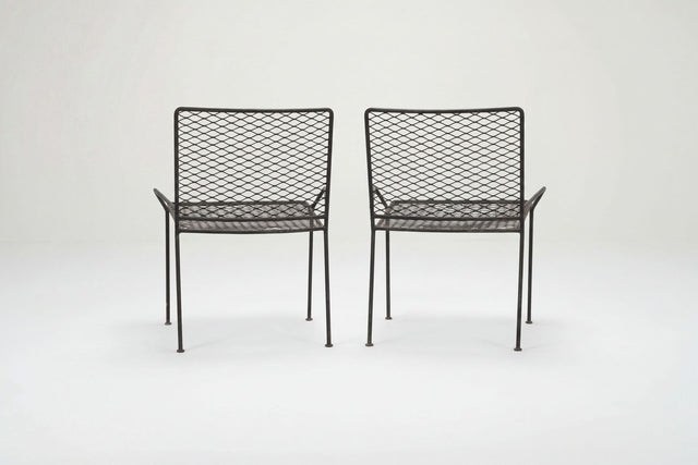 Original Pair of Van Keppel-Green Expanded Metal Series Chairs, Model 872, 1953
