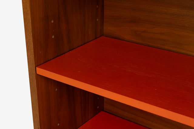 Pair of George Nelson Bookcases for Herman Miller in Walnut, 1950
