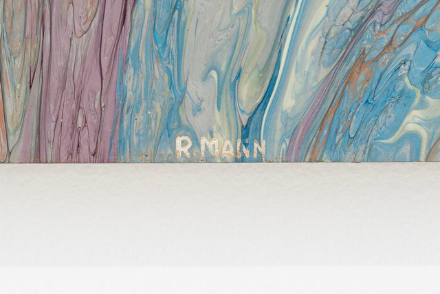 Richard Mann Monumental Psychedelic Painting 1975