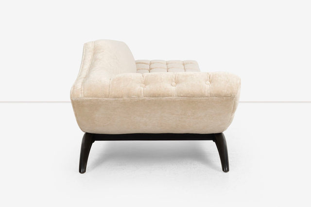 Adrian Pearsall for Craft Associates Biscuit Tufted Gondola Sofa 1960