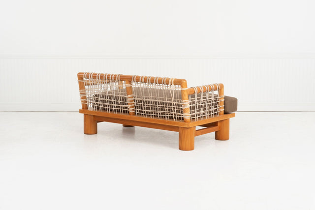 Karl Springer for Karl Springer, Ltd Dowelwood Sofa, c. 1980