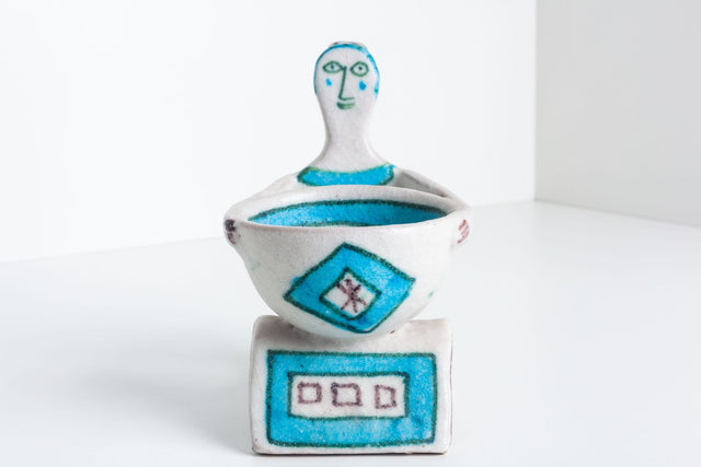 Guido Gamboni Lady Figurine Salt Cellar