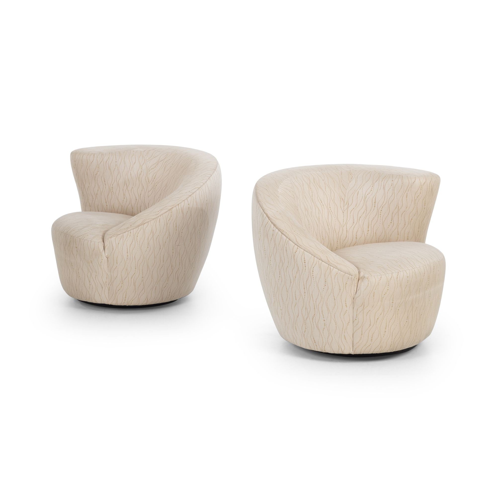 Vladimir Kagan Nautilus Swivel Chairs