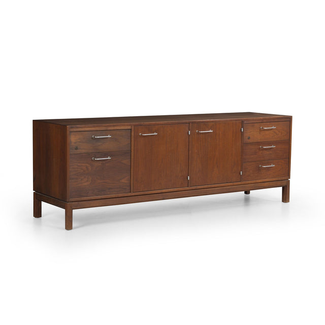 Jens Risom Credenza in Oiled Walnut