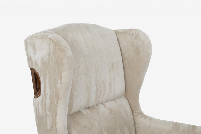 Luigi Caccia Dominioni "Ambrosianeum" High-Back Lounge Chairs, 1955