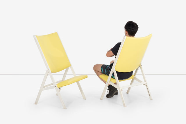 Pair of Gio Ponti Gabriela Lounge Chairs, Italy 1970