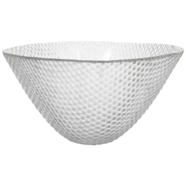 Geometric Glass Bowl