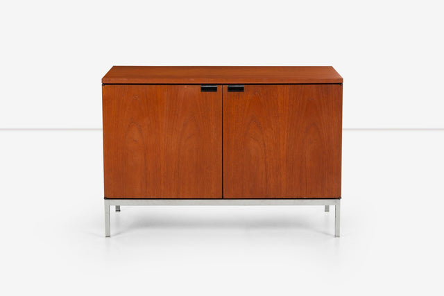 Florence Knoll Two-Door Cabinet in Teak-wood