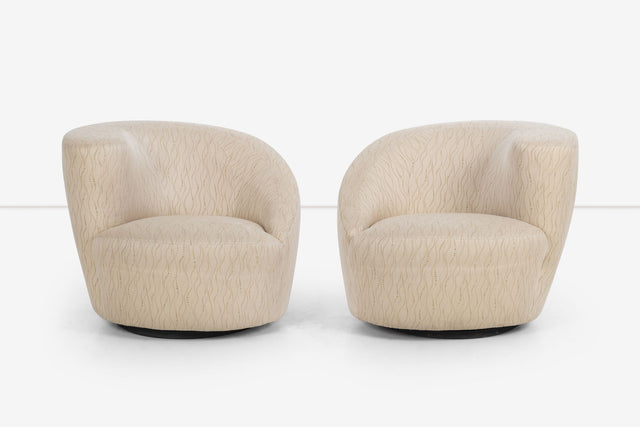 Vladimir Kagan Nautilus Swivel Chairs