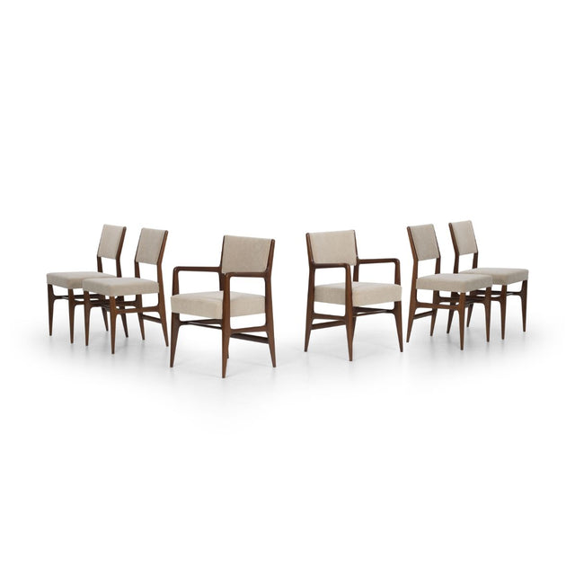 Gio Ponti Dining Chairs for Singer and Sons Sons Set of Six 1950c.