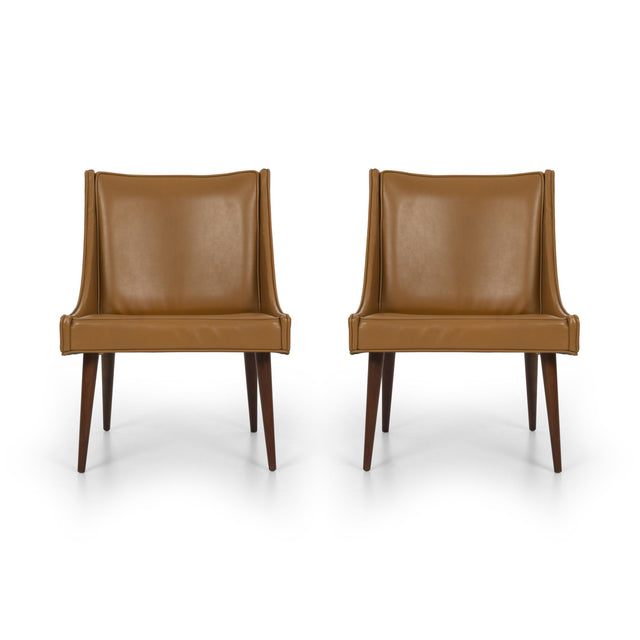 Milo Baughman Pair of Slipper Chairs for Thayer Coggin, c. 1965
