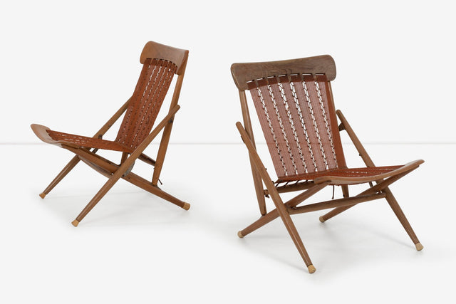 Maruni Mokko of Japan Folding Sling Chairs