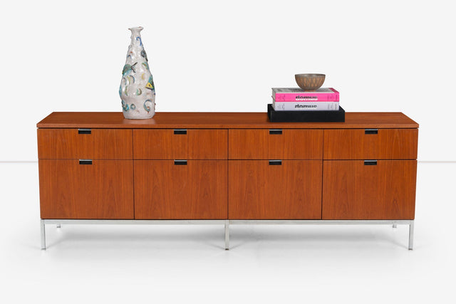 Florence Knoll Eight-Drawer Credenza in Teakwood