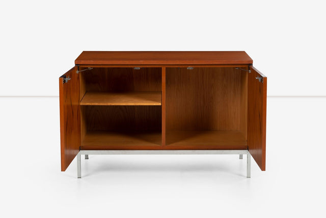Florence Knoll Two-Door Cabinet in Teak-wood