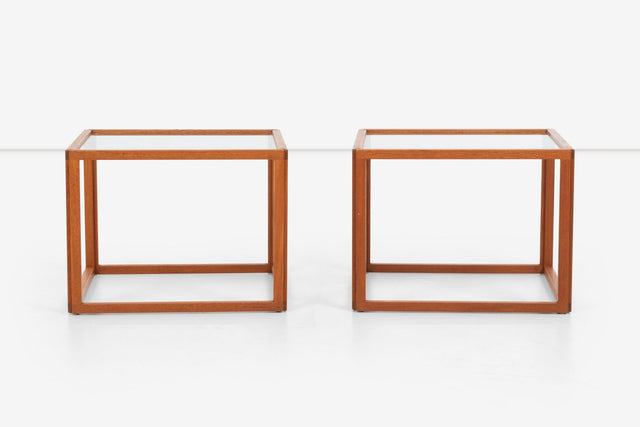 Pair of Kai Kristiansen Cube Tables