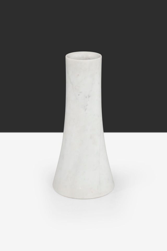 Angelo Mangiarotti for Skipper Vase in Carrara Marble