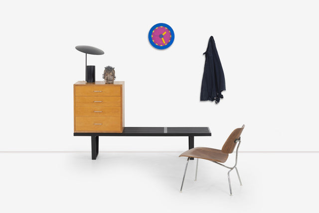 George Nelson for Herman Miller Platform Bench with Four Drawer Chest