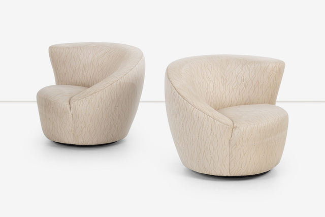 Vladimir Kagan Nautilus Swivel Chairs