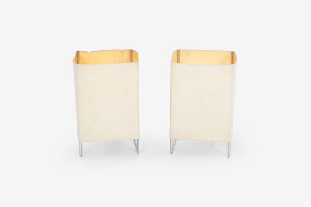Gregory van Pelt for Wireworks Pair of Box Kite Lamps