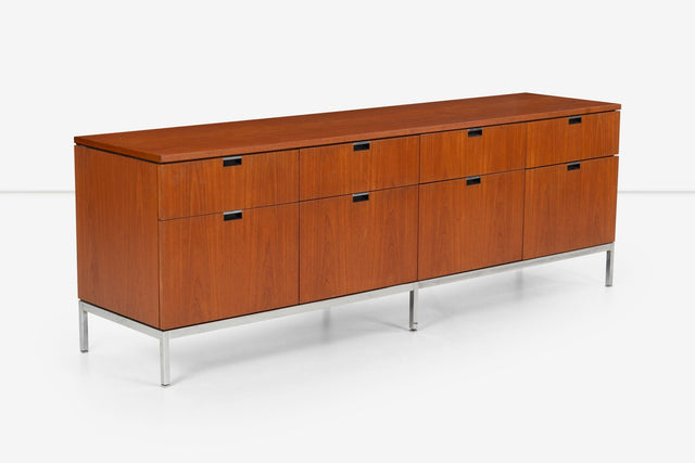 Florence Knoll Eight-Drawer Credenza in Teakwood