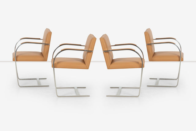 Mies van der Rohe for Knoll Set of 8 Brno Chairs