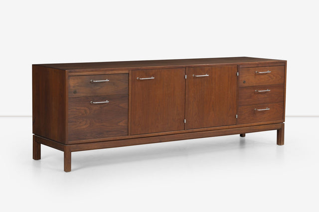 Jens Risom Credenza in Oiled Walnut