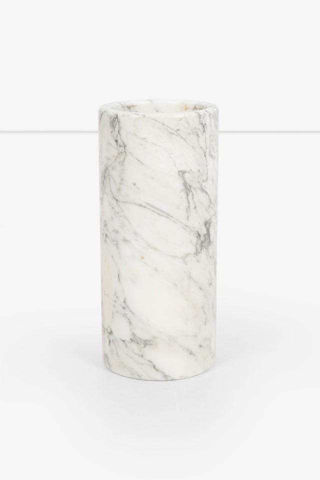 Hugh Acton Megaforms Architectural Planter from Acton Residense in Carrara Marble, Italy