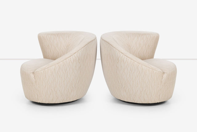 Vladimir Kagan Nautilus Swivel Chairs