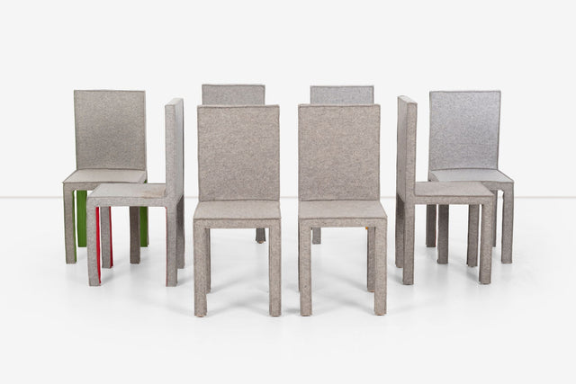 Reed and Delphine Krakoff RKDK Dining chairs, set of Eight
