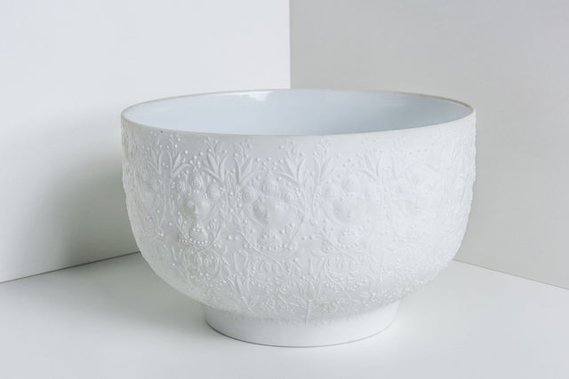 9" Round Footed Bowl Fantasy Mural by Rosenthal