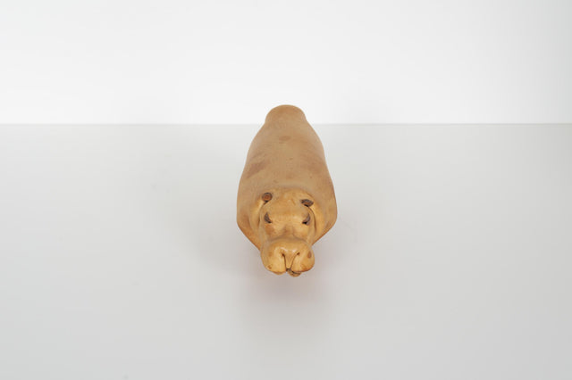 Leather Hippo by Deru, c. 1965