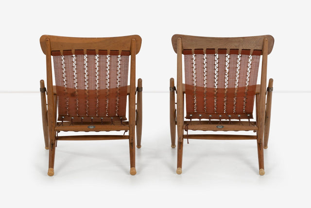 Maruni Mokko of Japan Folding Sling Chairs